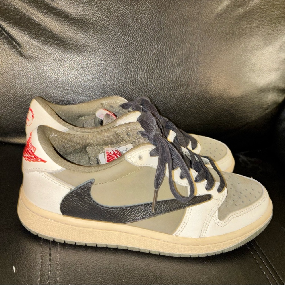 Travis Scott Low OG SP 'Olive' - Olive/Black/White - Picture 8 of 10